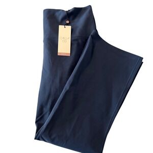 CALIA ESSENTIAL High Rise Cropped Flare Leggings Ardosia Slate Women's Large NWT